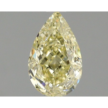 Diament o barwie fantazyjnej szlif gruszkowy, 1.02ct, VVS2, Fancy Light Yellow, GIA 6522273048
