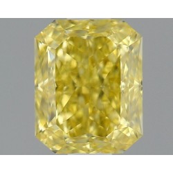 Diament o barwie fantazyjnej radiant, 0.81ct, VVS1, Fancy Intense Yellow, GIA 1525133361