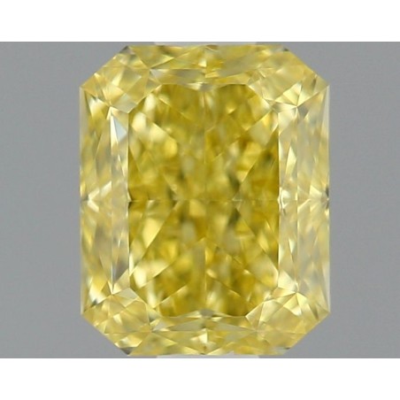 Diament o barwie fantazyjnej radiant, 0.81ct, VVS1, Fancy Intense Yellow, GIA 1525133361