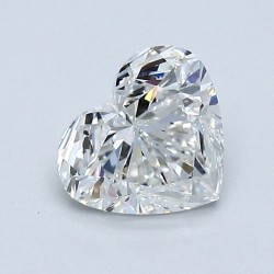Diament serce, 1.01ct, VS1, F, GIA 5231755086