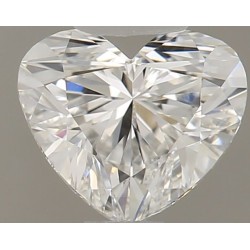 Diament serce, 0.5ct, VVS2, F, GIA 6545238304