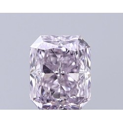 Diament o barwie fantazyjnej radiant, 0.3ct, VS1, Fancy Light Purplish Pink, GIA 7521065464