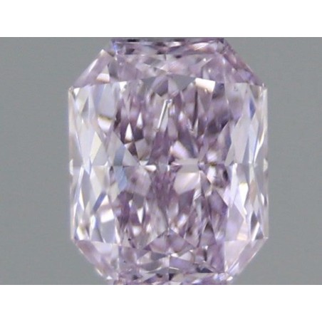 Diament o barwie fantazyjnej radiant, 0.31ct, SI2, Fancy Pinkish Purple, GIA 7501853368