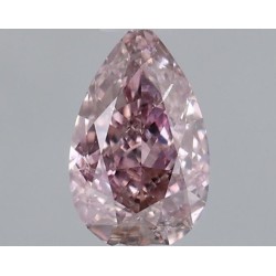 Diament o barwie fantazyjnej szlif gruszkowy, 0.31ct, SI2, Fancy Brown Pink, GIA 3485993760