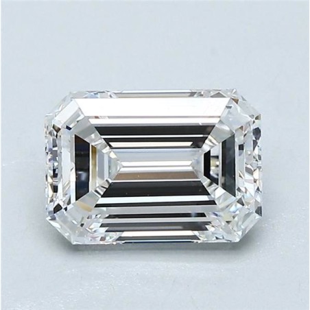 Diament szlif szmaragdowy, 1.7ct, VVS2, E, GIA 7533801789