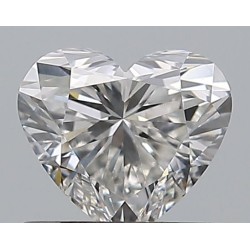 Diament serce, 0.61ct, VS2, G, GIA 5533501482