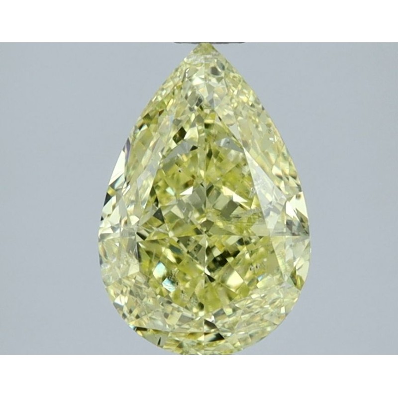 Diament o barwie fantazyjnej szlif gruszkowy, 1.51ct, SI2, Fancy Intense Yellow, GIA 1538774500