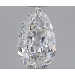 Diament szlif gruszkowy, 0.5ct, VS1, D, GIA 1543196017