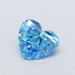 Diament laboratoryjny o barwie fantazyjnej serce, 1ct, VVS2, Fancy Vivid Blue, IGI LG735538373