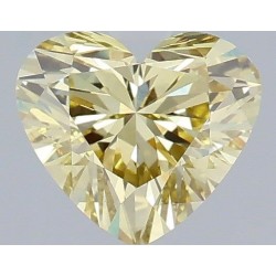 Diament laboratoryjny o barwie fantazyjnej serce, 1ct, VVS2, Fancy Yellow, IGI LG733506832