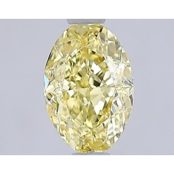 Diament laboratoryjny o barwie fantazyjnej szlif owalny, 1.02ct, VVS2, Fancy Yellow, IGI LG710543612