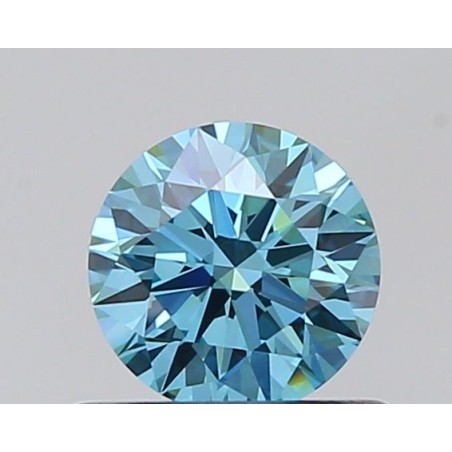 Diament laboratoryjny o barwie fantazyjnej szlif okrągły, 0.54ct, VVS2, Fancy Vivid Blue, IGI LG728570735