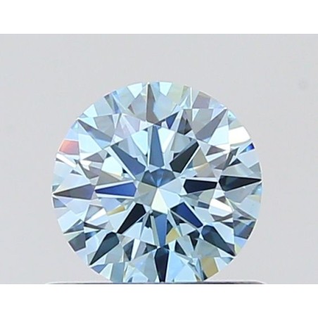 Diament laboratoryjny o barwie fantazyjnej szlif okrągły, 0.52ct, VVS1, Fancy Intense Blue, IGI LG722517552