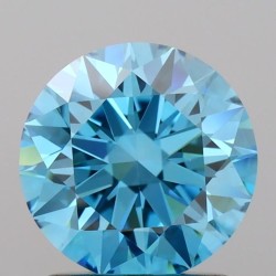 Diament laboratoryjny o barwie fantazyjnej szlif okrągły, 1.5ct, VVS2, Fancy Vivid Blue, IGI LG719551165