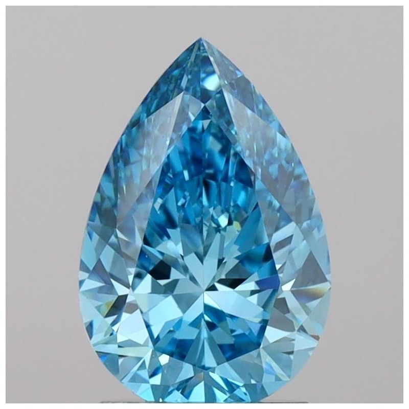 Diament laboratoryjny o barwie fantazyjnej szlif gruszkowy, 2.09ct, VVS2, Fancy Vivid Blue, IGI LG719551244