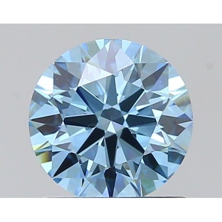 Diament laboratoryjny o barwie fantazyjnej szlif okrągły, 0.79ct, VVS2, Fancy Vivid Blue, IGI LG722532902