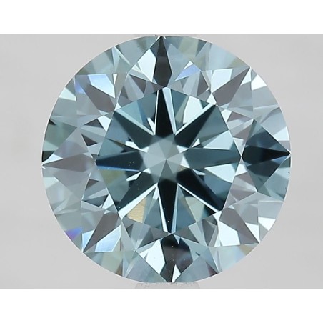 Diament laboratoryjny o barwie fantazyjnej szlif okrągły, 2.5ct, VVS2, Fancy Vivid Blue, IGI LG675530165