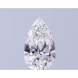 Diament szlif gruszkowy, 0.5ct, VS1, E, GIA 6545053840