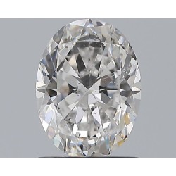 Diament szlif owalny, 1ct, SI1, D, GIA 7418558644
