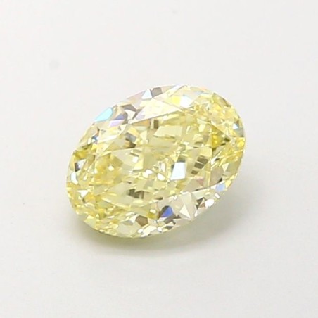 Diament laboratoryjny o barwie fantazyjnej szlif owalny, 1.1ct, VVS2, Fancy Light Yellow, IGI LG739561965