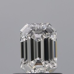 Diament szlif szmaragdowy, 0.53ct, VS1, E, GIA 7542209870