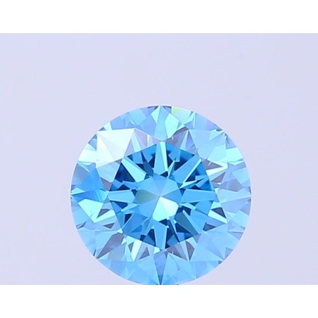Diament laboratoryjny o barwie fantazyjnej szlif okrągły, 1.58ct, VVS2, Fancy Vivid Blue, IGI LG749511579