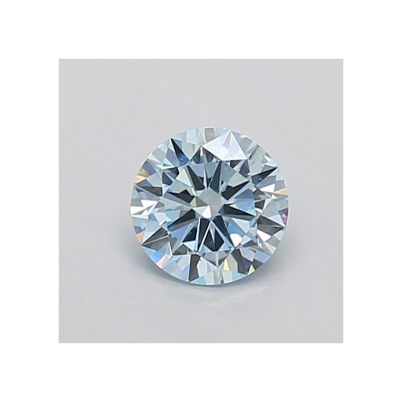 Diament laboratoryjny o barwie fantazyjnej szlif okrągły, 0.5ct, VVS2, Fancy Intense Blue, IGI LG749567003