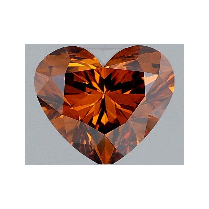 Diament laboratoryjny o barwie fantazyjnej serce, 1.35ct, VVS2, Fancy Deep Orange, IGI LG733591531