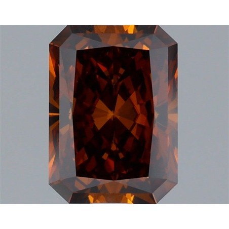 Diament laboratoryjny o barwie fantazyjnej radiant, 1.1ct, VVS2, Fancy Deep Orange, IGI LG733591530