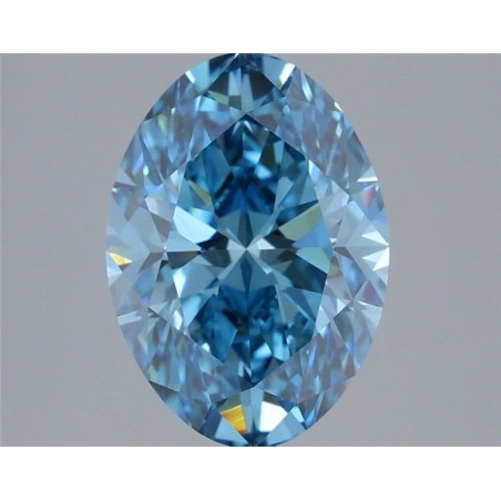 Diament laboratoryjny o barwie fantazyjnej szlif owalny, 2.86ct, VVS2, Fancy Vivid Blue, IGI LG731542890