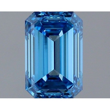 Diament laboratoryjny o barwie fantazyjnej szlif szmaragdowy, 1.13ct, VVS2, Fancy Vivid Blue, IGI LG737594500