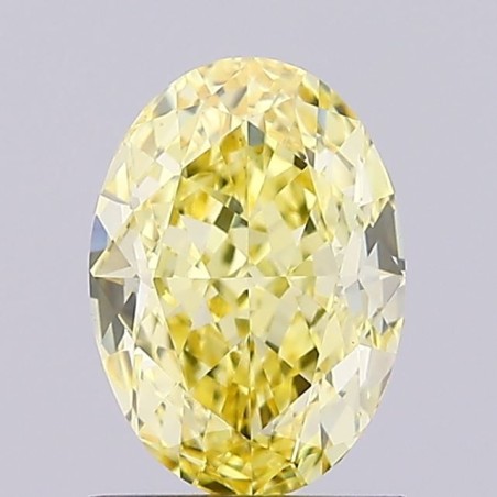Diament laboratoryjny o barwie fantazyjnej szlif owalny, 1.55ct, VVS2, Fancy Vivid Yellow, IGI LG657422944
