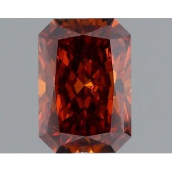 Diament laboratoryjny o barwie fantazyjnej radiant, 1ct, VVS1, Fancy Vivid Orange, IGI LG735509528