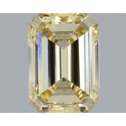 Diament laboratoryjny o barwie fantazyjnej szlif szmaragdowy, 1.31ct, VVS2, Fancy Yellow, IGI LG737594563