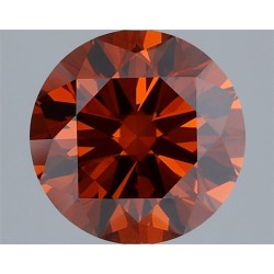 Diament laboratoryjny o barwie fantazyjnej szlif okrągły, 2.96ct, VVS2, Fancy Deep Orange, IGI LG732568631