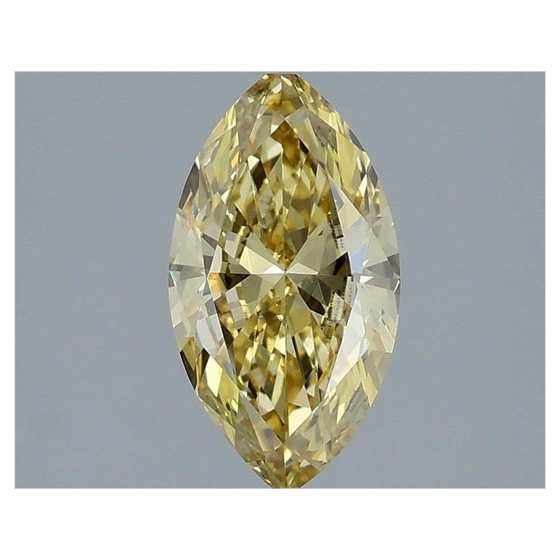 Diament laboratoryjny o barwie fantazyjnej markiza, 1.29ct, VVS2, Fancy Intense Yellow, IGI LG737594634