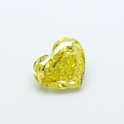Diament laboratoryjny o barwie fantazyjnej serce, 0.5ct, VVS2, Fancy Intense Yellow, IGI LG747599452