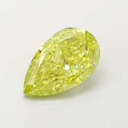 Diament laboratoryjny o barwie fantazyjnej szlif gruszkowy, 1.02ct, VVS2, Fancy Intense Yellow, IGI LG747563572