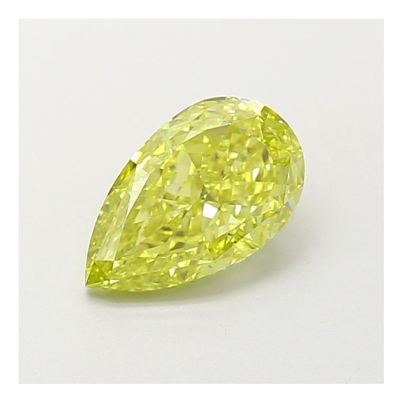 Diament laboratoryjny o barwie fantazyjnej szlif gruszkowy, 1.02ct, VVS2, Fancy Intense Yellow, IGI LG747563572