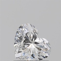 Diament serce, 0.75ct, VVS2, F, GIA 6522768638