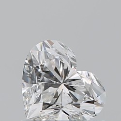 Diament serce, 0.71ct, VVS1, F, GIA 7536035049