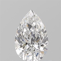 Diament szlif gruszkowy, 0.74ct, VS2, D, GIA 6522283787