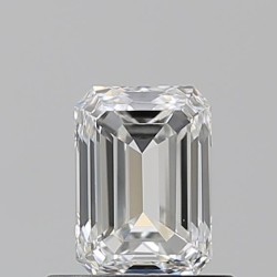 Diament szlif szmaragdowy, 0.7ct, VVS2, F, GIA 5516889468