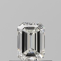 Diament szlif szmaragdowy, 0.5ct, VVS1, H, GIA 2527280549