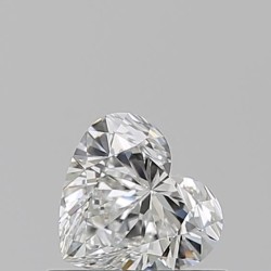 Diament serce, 0.5ct, VVS1, G, GIA 6511918792