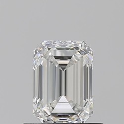 Diament szlif szmaragdowy, 0.71ct, VVS1, F, GIA 6512976033