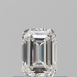 Diament szlif szmaragdowy, 0.51ct, VS2, H, GIA 6522037589