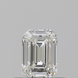 Diament szlif szmaragdowy, 0.5ct, VS1, H, GIA 1525020076