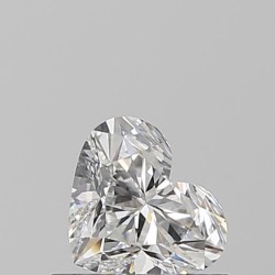 Diament serce, 0.51ct, VS2, E, GIA 2526034678