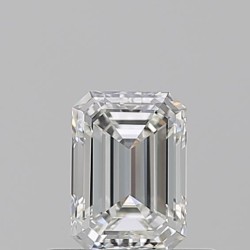 Diament szlif szmaragdowy, 0.52ct, VVS1, G, GIA 3525045609